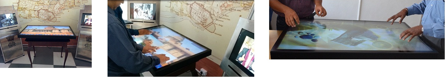 Palas Touch Table in museum, India